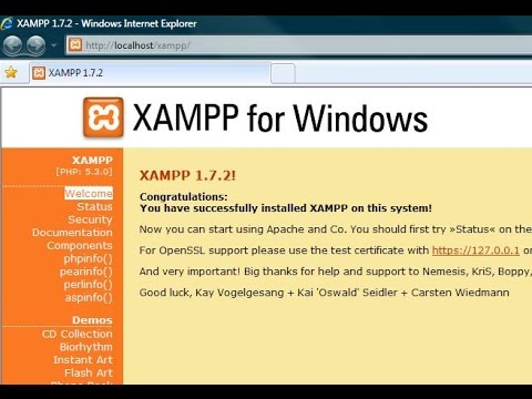 Xampp windows 8 64-bit